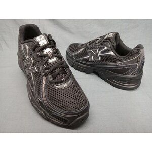 New Balance Boys 740 Sneakers GR740BM Mesh Black Grey Size 4 NEW NO BOX!